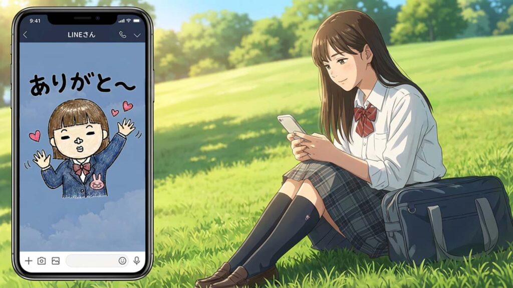 この女子高生LINEスタンプはこんな人におすすめ