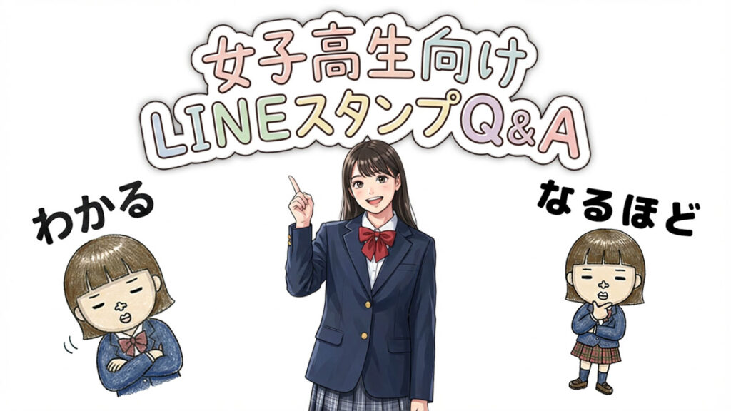 よくある質問|女子高生向けLINEスタンプQ&A